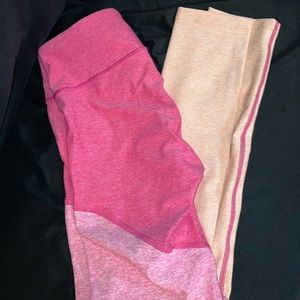 outdoor voices pink leggings